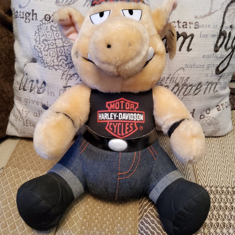 Harley Davidson Hog Plush